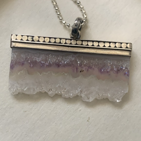 Crystal pendant with chain - Picture 6 of 6